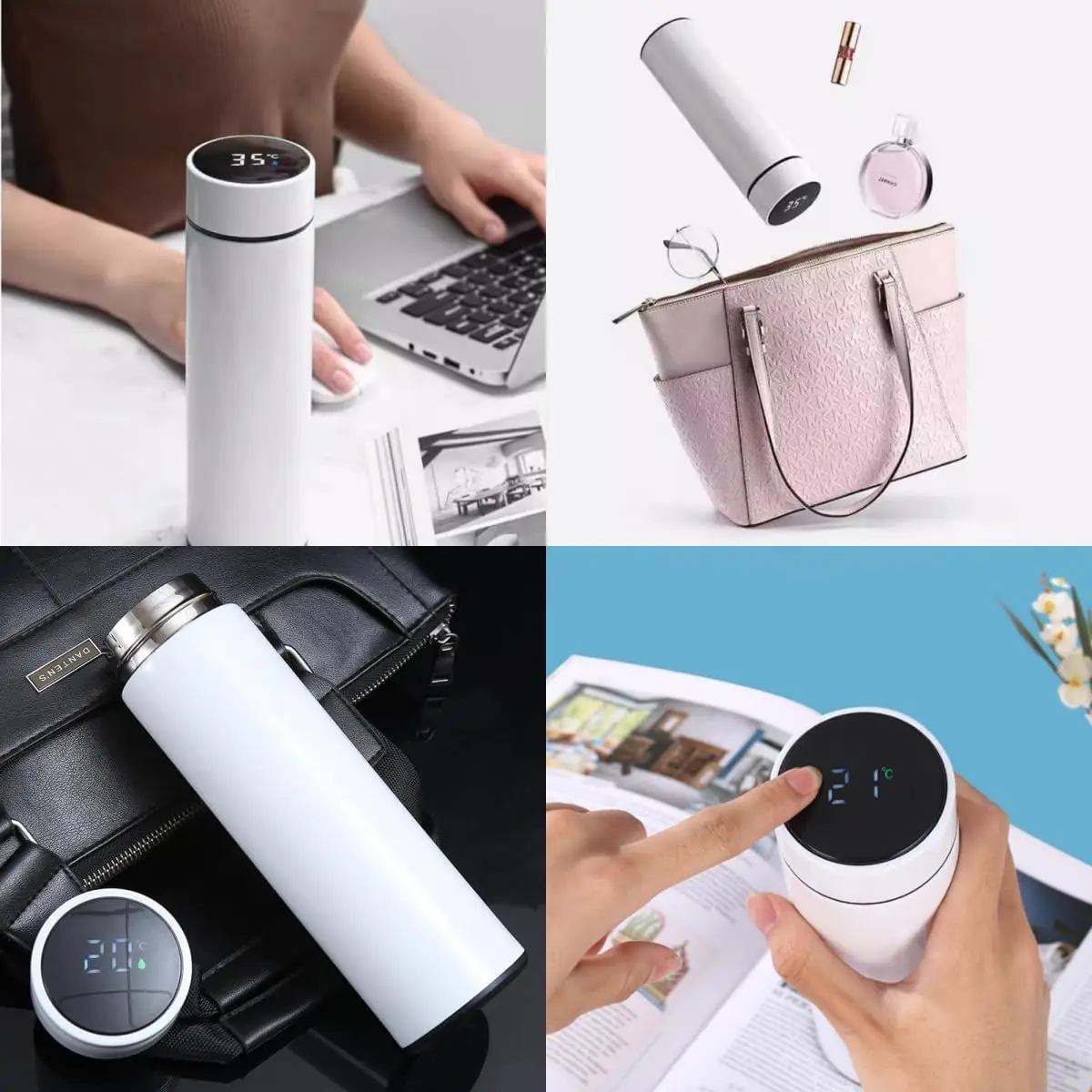 Thermos Intelligent 500 ml avec Affichage de Température LED